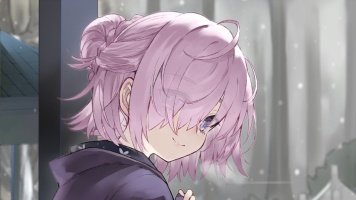 Fgo しんしんと降る雪を後輩と一緒に こうましろさんの 浴衣美人のマシュ Fate Grand Order Fgo アンテナ